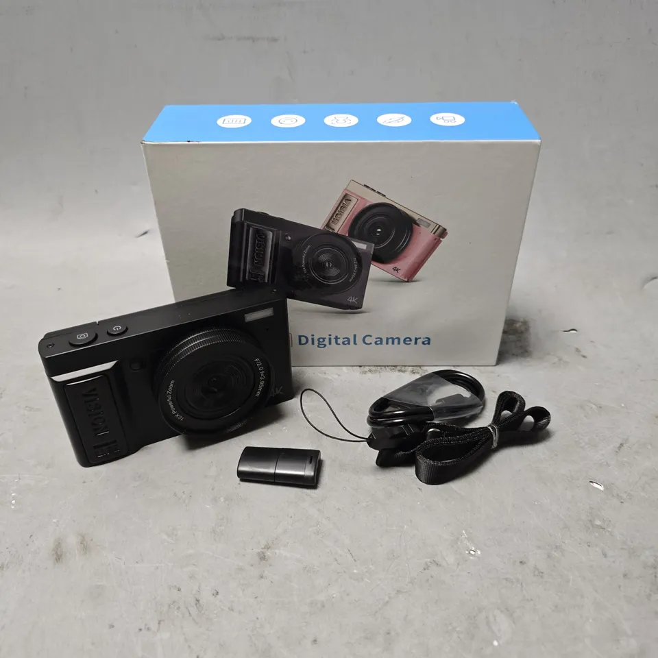 BOXED QIUOIO 4K DIGITAL CAMERA 