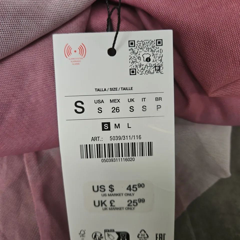 ZARA PINK DRESS – SIZE S