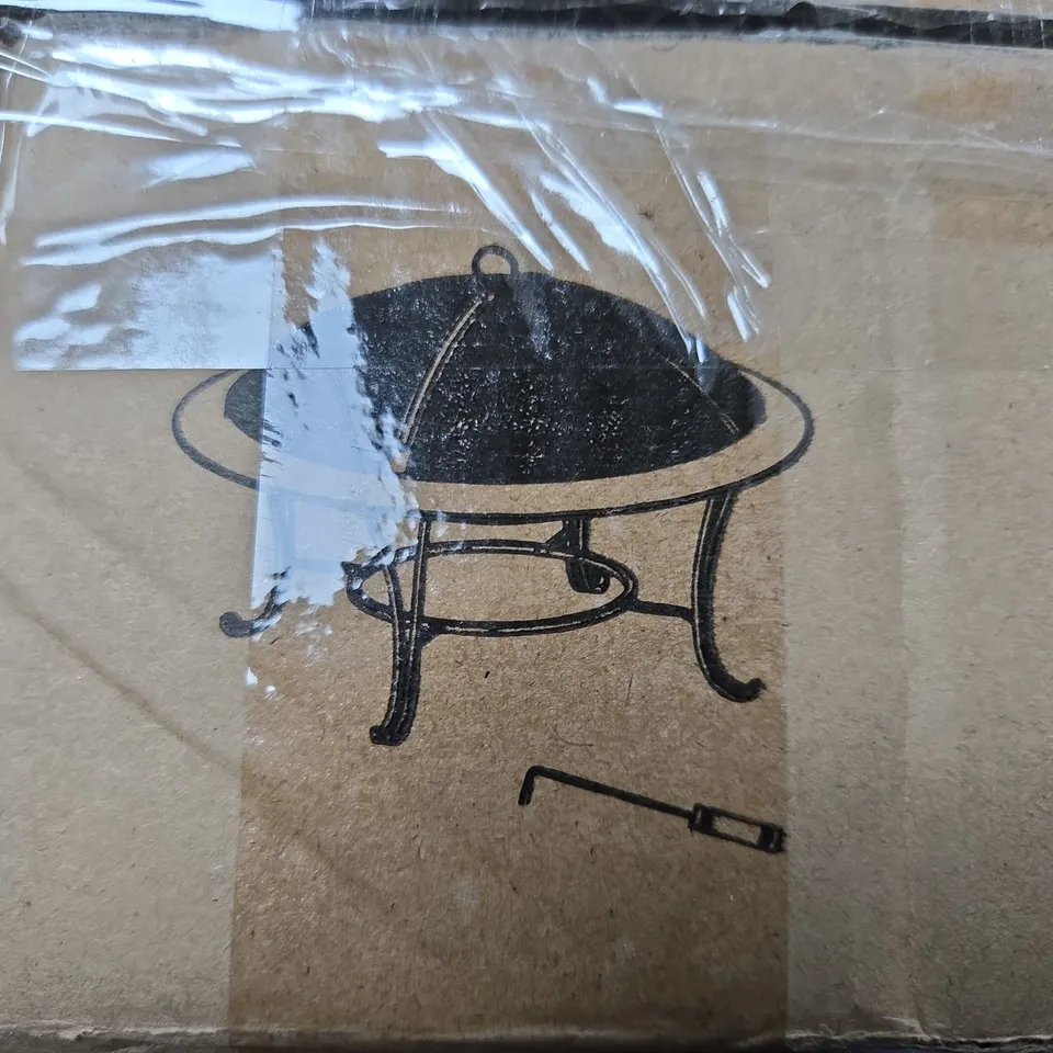76CM GARDEN FIREPIT WITH COVER