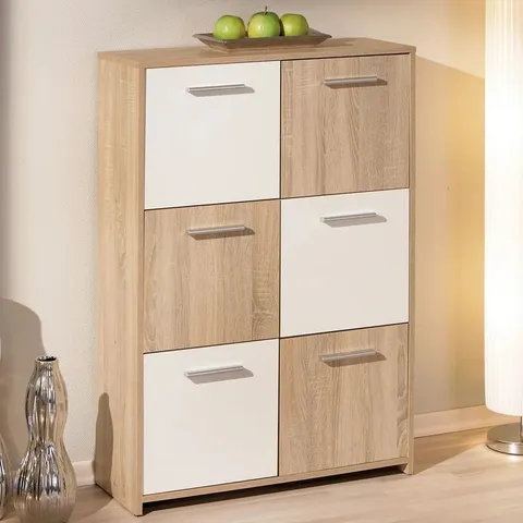 BOXED LACRETIA 6 DRAWER 100CM W COMBI CHEST