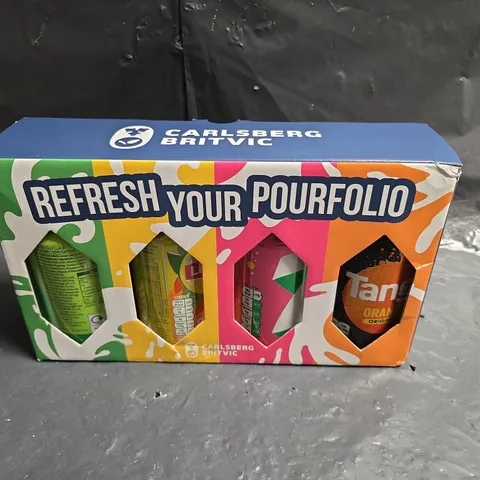 CARLSBERG BRITVIC PROMOTIONAL BEVERAGE SAMPLER BOX 