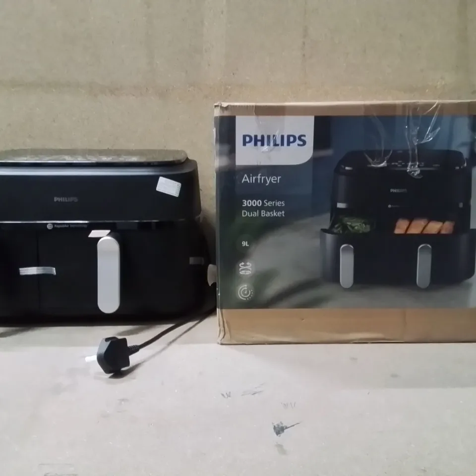 BOXED PHILLIPS 3000 SERIES 9L AIR FRYER 