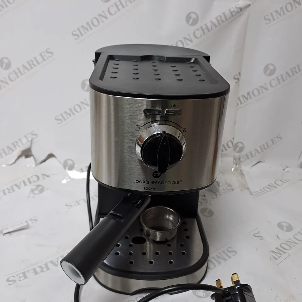 BOXED COOK'S ESSENTIALS PUMP ESPRESSO COFFEE MACHINE