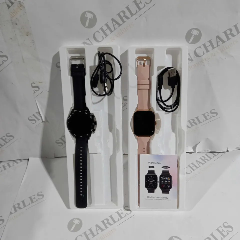 2 BOXED SMARTWATCH HEALTH TRACKERS 