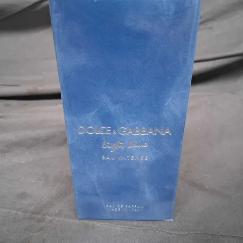 BOXED AND SEALED DOLCE&GABBANA LIGHT BLUE INTENSE EAU DE PARFUM 100ML