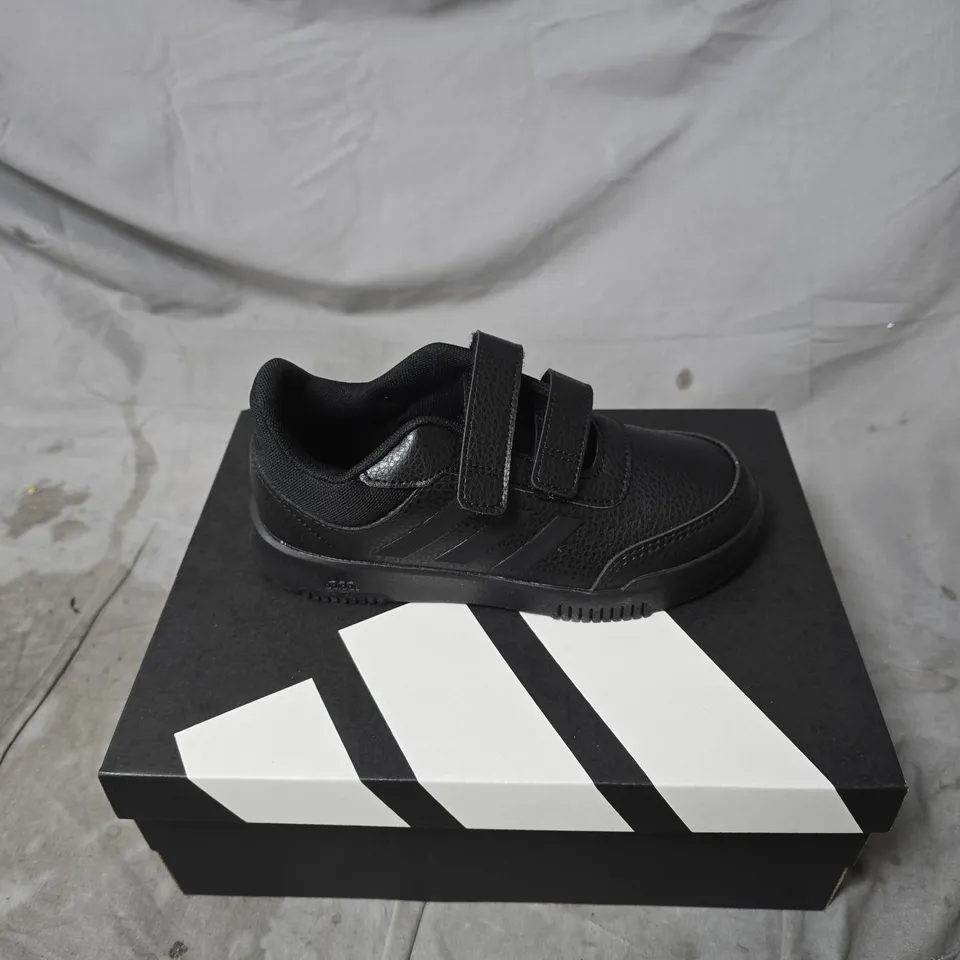 ADIDAS KIDS' BLACK VELCRO STRAP SNEAKERS KIDS SIZE 1