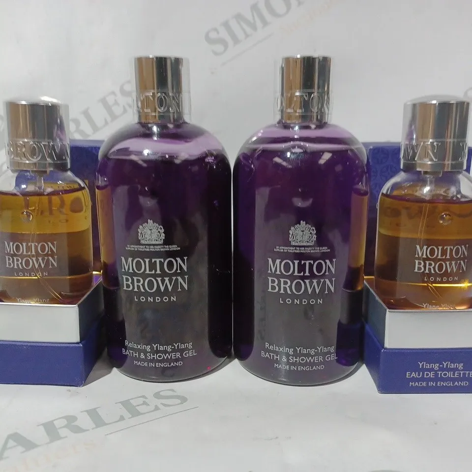 BOXED MOLTON BROWN BATH & SHOWER GEL, AND EAU DE TOILETTE SET