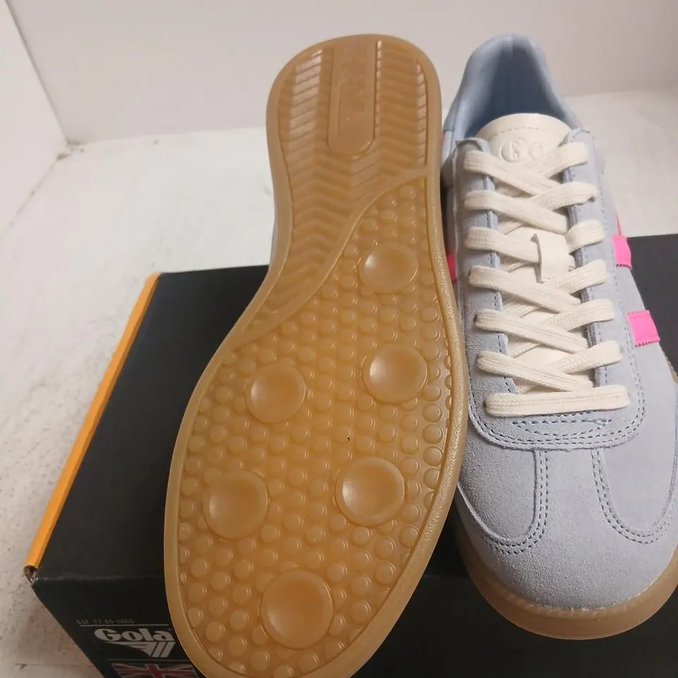 GOLA VIPER SD TRAINERS – UK 6, BLUE & PINK, GUM SOLE