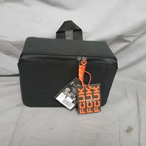 THREE FCUK HAIR & BODY WASH SPORT – BLACK TOILETRY BAG WITH TAG