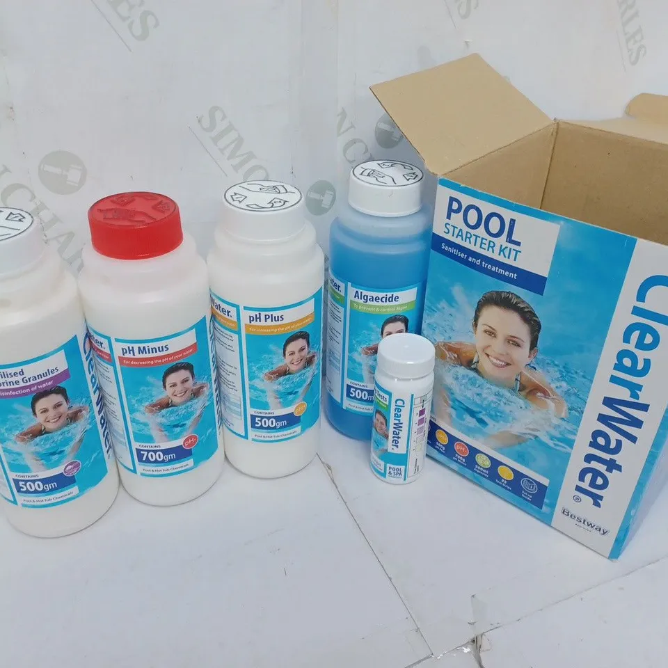CLEAR WATER POOL STARTER KIT RRP £29.99