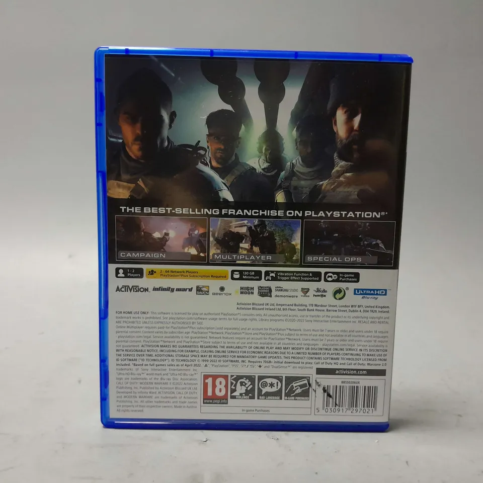 CALL OF DUTY MODERN WARFARE II (PS5)
