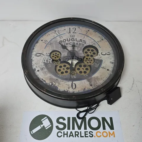 DOUGLAS AIRCRAFT WALL CLOCK