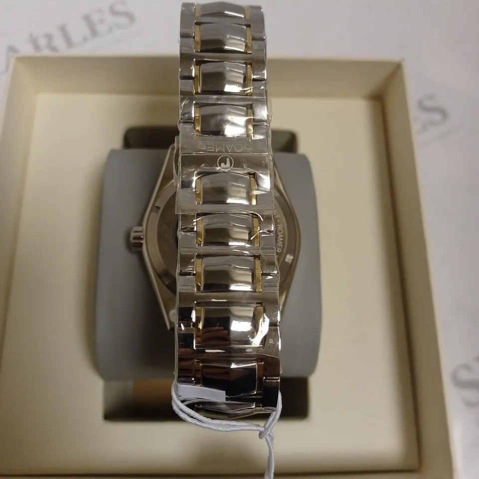 BOXED ROAMER SWISS SAPPHIRE CRYSTAL AUTOMATIC WATCH 