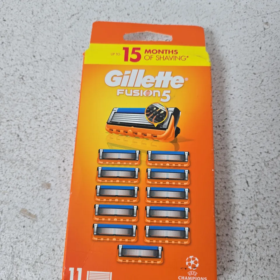 GILLETTE FUSION5 RAZOR BLADE REFILLS – 11 CARTRIDGES
