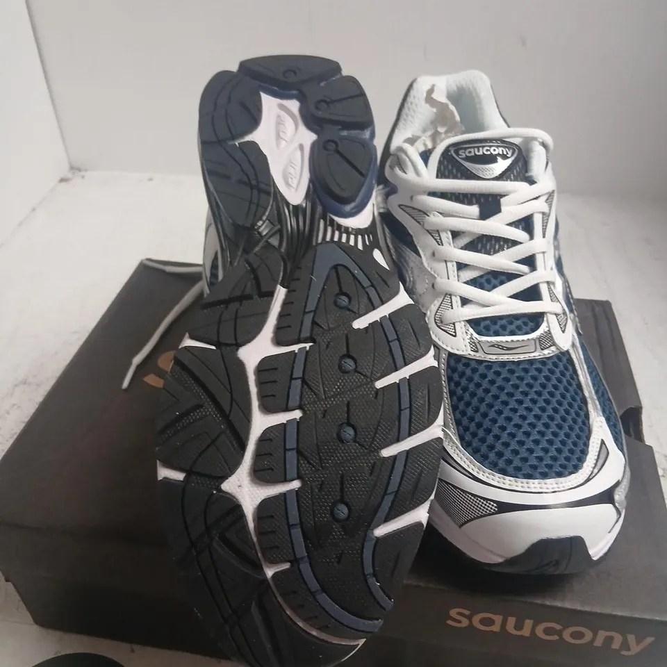 SAUCONY PRO GRID OMNI 9 RUNNING SHOES – BLUE, UK 11 (US 12)