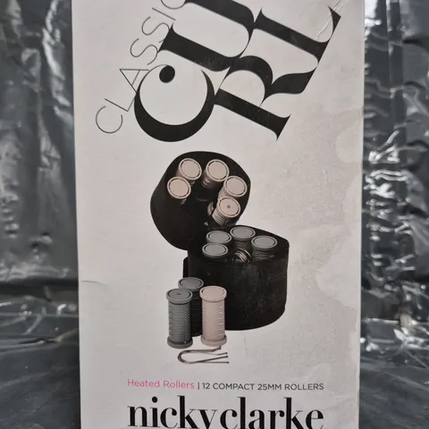 NICKY CLARKE CLASSIC COMPACT HEATED ROLLERS