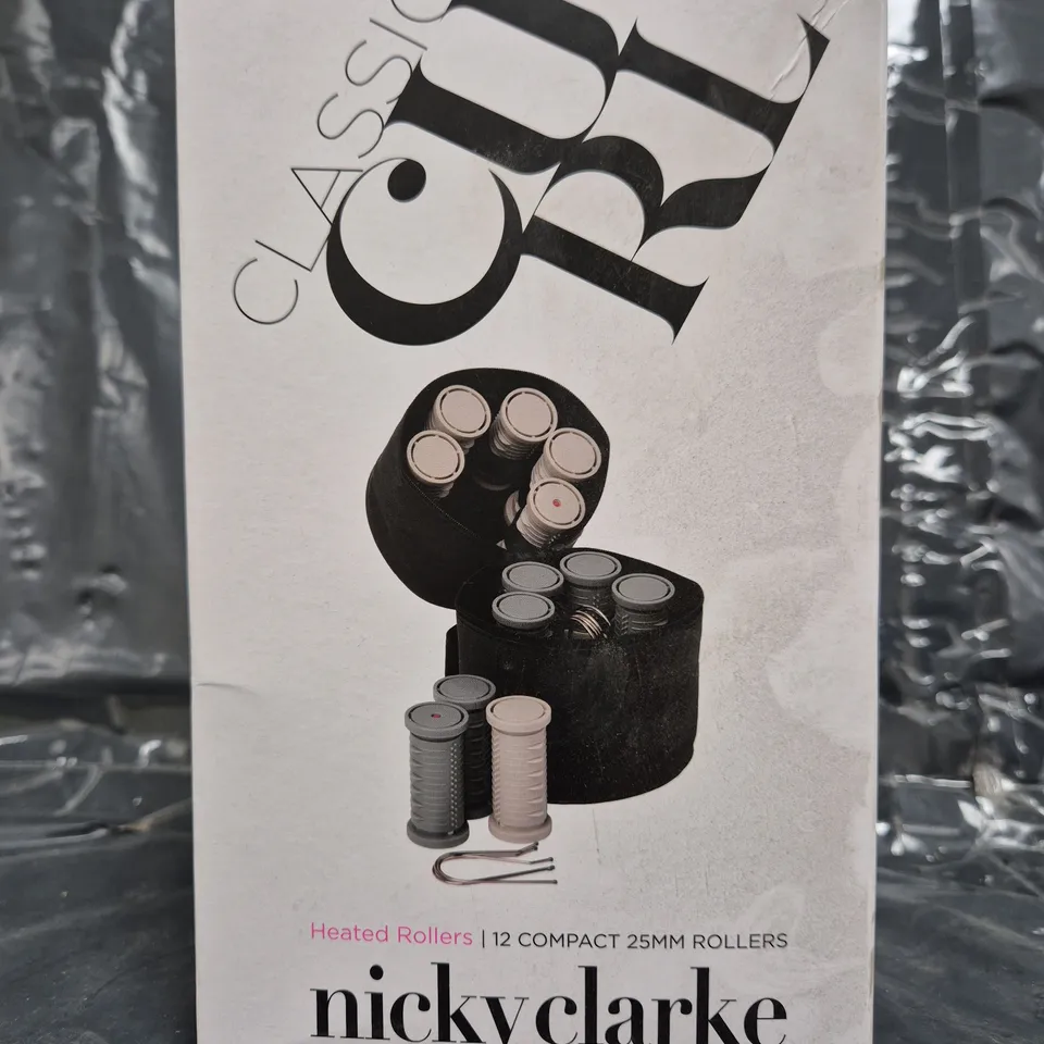 NICKY CLARKE CLASSIC COMPACT HEATED ROLLERS