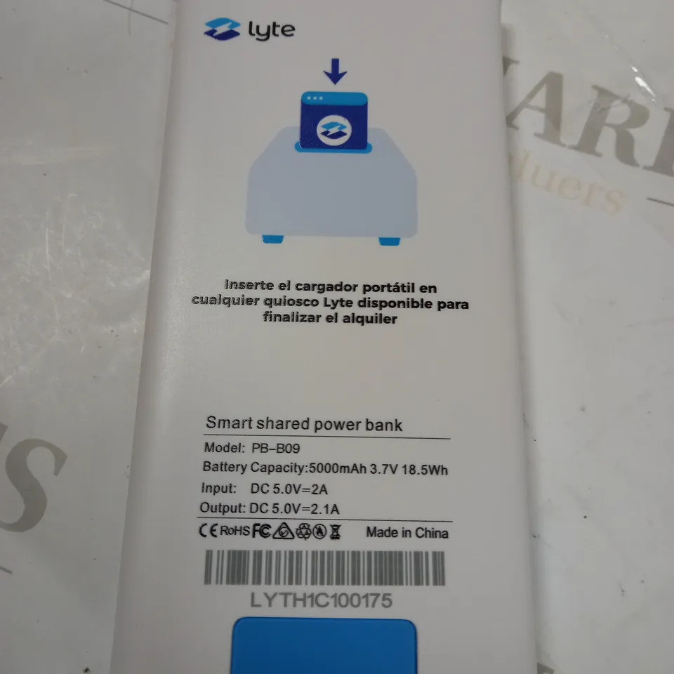 LYTE SMART SHARED POWER BANK PB-B09