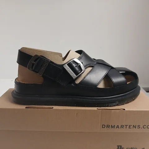 BOXED PAIR OF DR. MARTENS ARCHIVE SANDAL - BLACK, UK 5