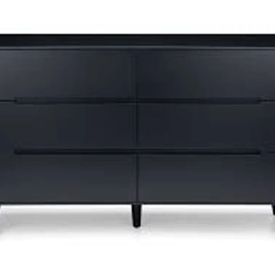 BOXED ALICIA 6 DRAWER WIDE CHEST - ANTHRACITE (2 BOXES)