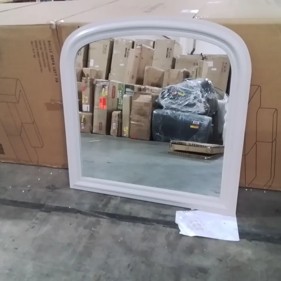 BOXED MABON OVER MANTLE MIRROR