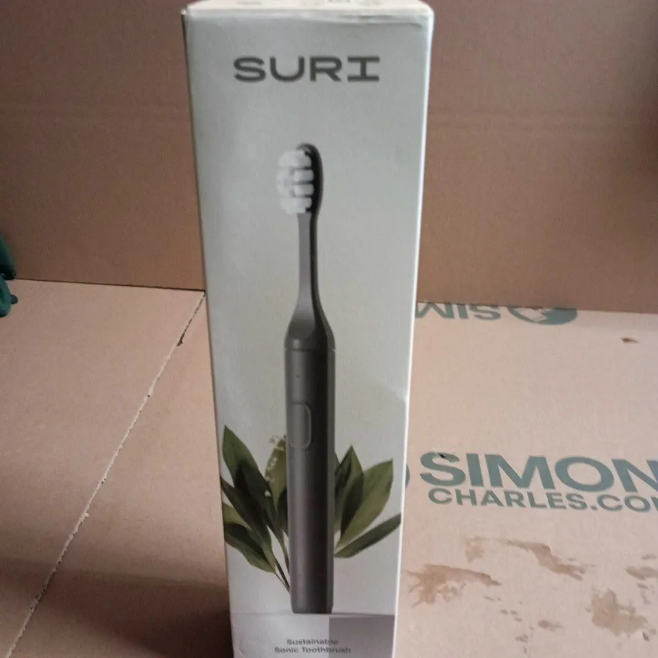 SURI SUSTAINABLE SONIC TOOTHBRUSH – MIDNIGHT BLACK