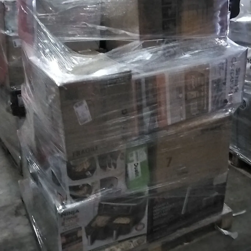 PALLET OF APPROXIMATELY 27 UNPROCESSED RAW RETURN HOUSEHOLD AND ELECTRICAL GOODS TO INCLUDE;