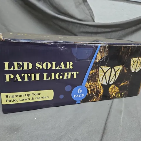 BOXED LED SOLAR PATH LIGHT