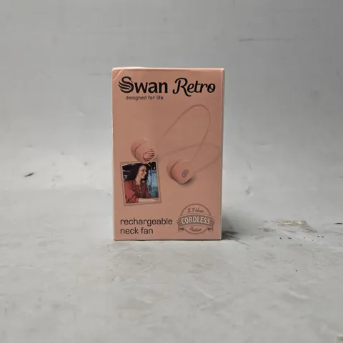 SEALED SWAN RETRO RECHARGEABLE NECK FAN 