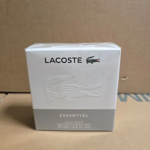 LACOSTE ESSENTIAL EAU DE TOILETTE 75 ML – BOXED AND SEALED 