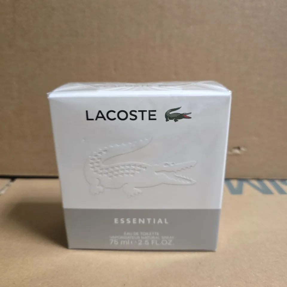 LACOSTE ESSENTIAL EAU DE TOILETTE 75 ML – BOXED AND SEALED