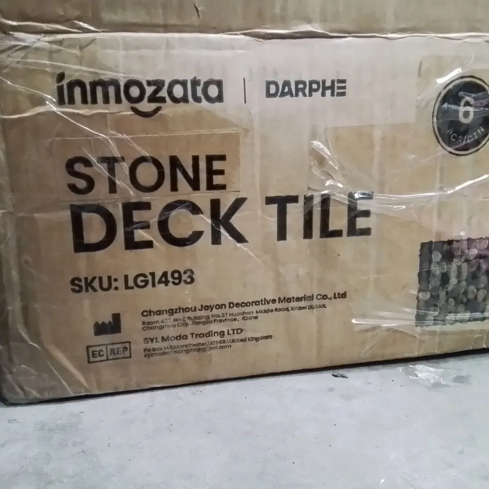 BOXED PACK OF STONE DECK TILES 