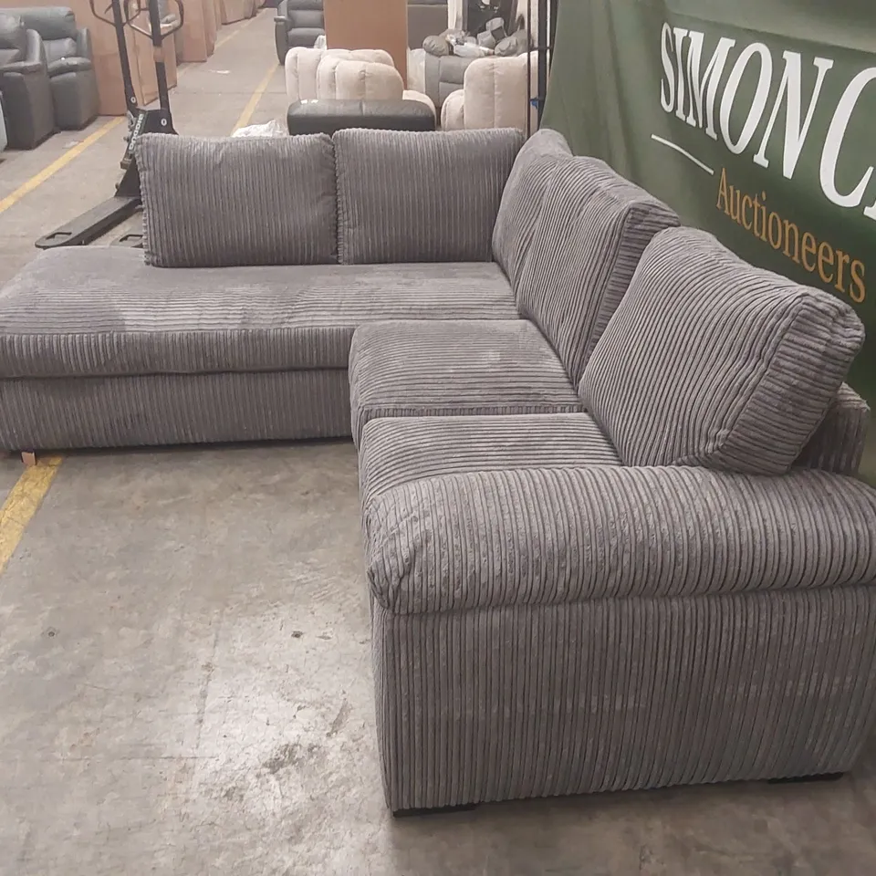 AMALFI STANDARD BACK LEFT HAND FABRIC CORNER CHAISE SOFA RRP £949