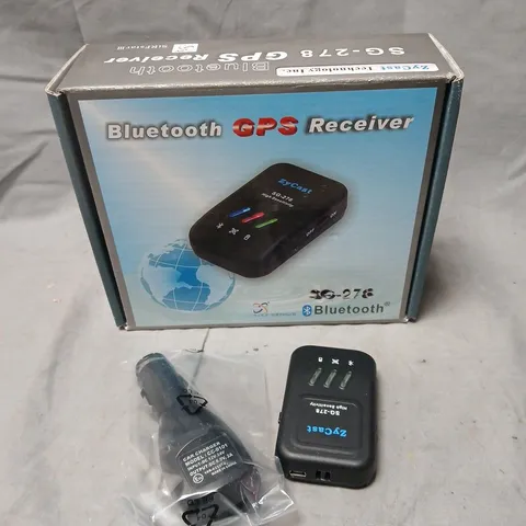 BLUETOOTH GPS RECEIVER SG-278 WITH CAR CHARGER 