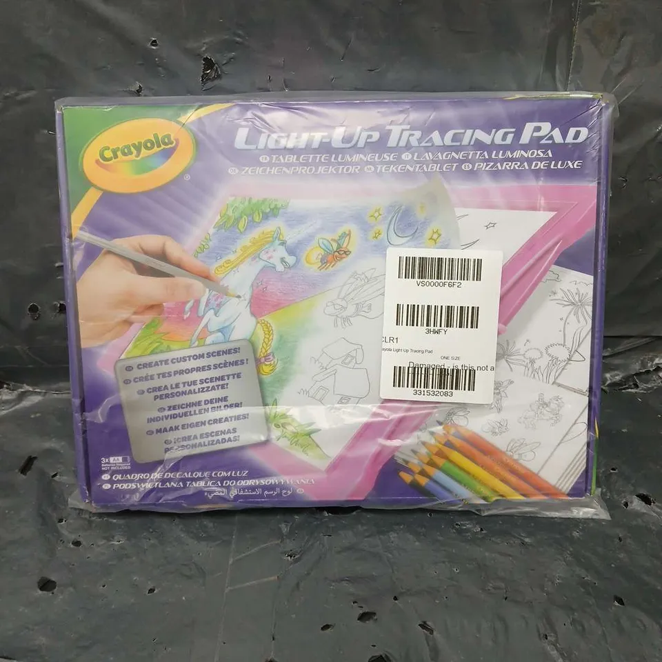 BOXED CRAYOLA LIGHT-UP TRACING PAD 