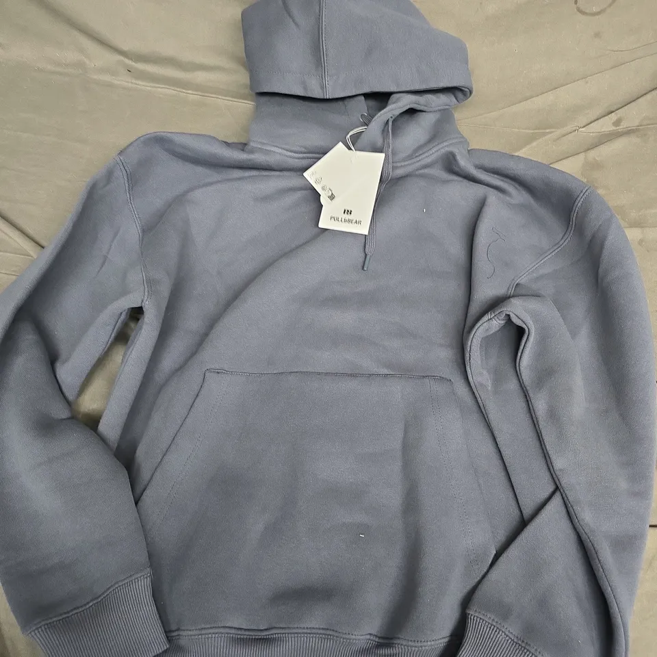 PULL&BEAR HOODIE – NAVY/BLUE, MEIDUM