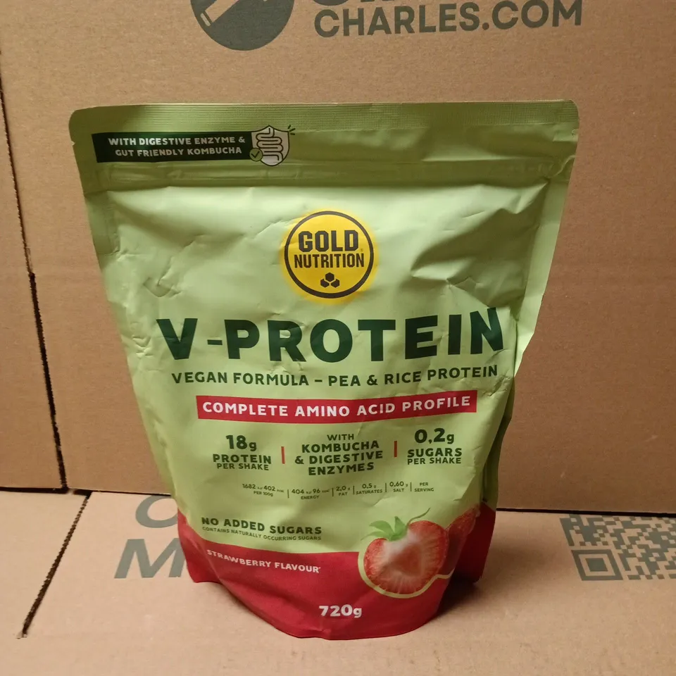 V-PROTEIN COMPLETE AMINO ACID PROFILE STRAWBERRY FLAVOUR (720G)