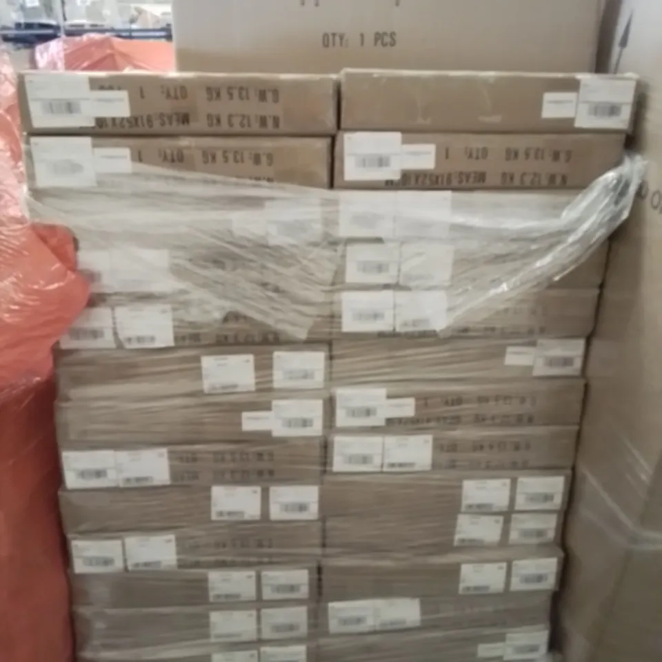 PALLET OF APPROXIMATELY 29 BOXED CORNER DESKS