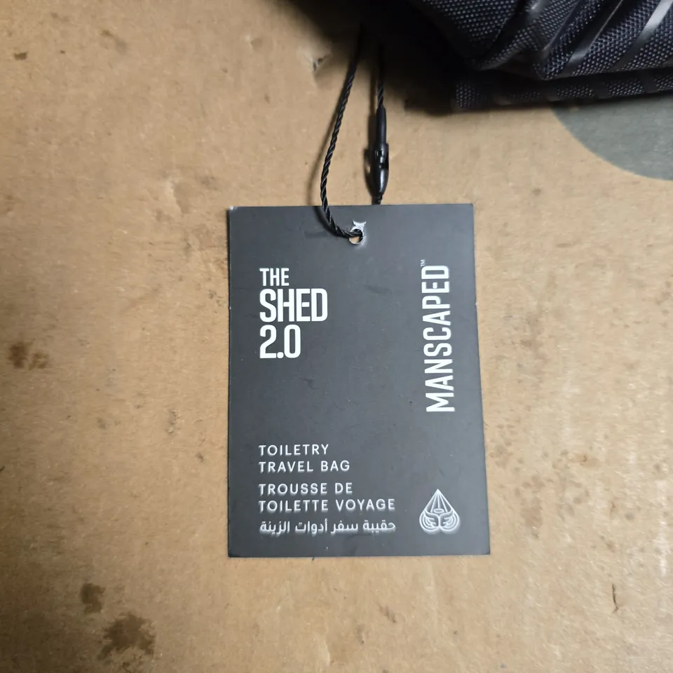 MANSCAPED THE SHED 2.0 TOILETRY TRAVEL BAG – BLACK