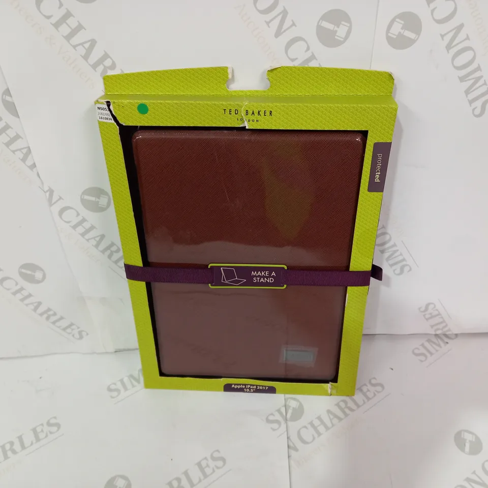 BOXED TED BAKER APPLE IPAD 2017 10.5 FAUX LEATHER CASE
