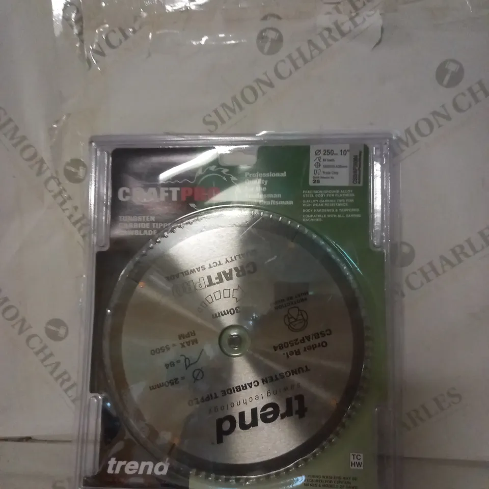 TREND CRAFT PRO TCT SAW BLADE FOR MITRE TABLE CIRCULAR SAWS,