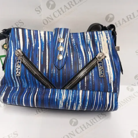 KENZO PARIS DEEP SEA BLUE SHOULDER BAG