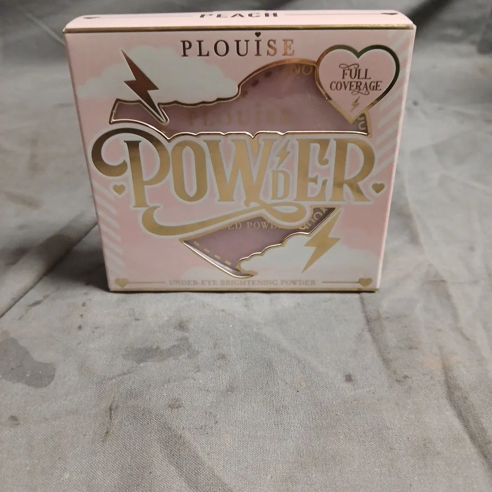 PLOUISE POWDER – UNDER-EYE BRIGHTENING POWDER, FULL COVERAGE SHADE PEACH