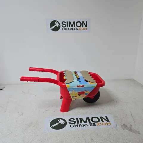 DOLU WHEELBARROW TOY – RED PLASTIC FOR CHILDREN