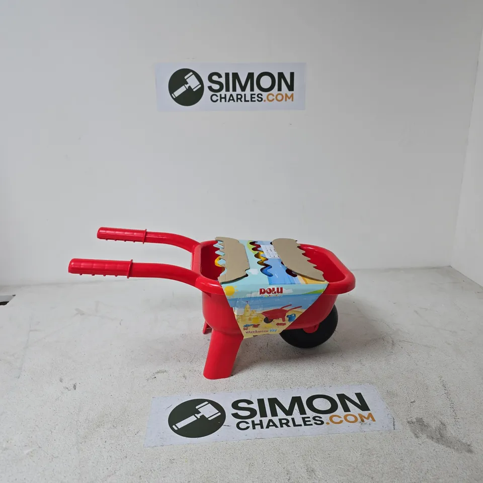 DOLU WHEELBARROW TOY – RED PLASTIC FOR CHILDREN