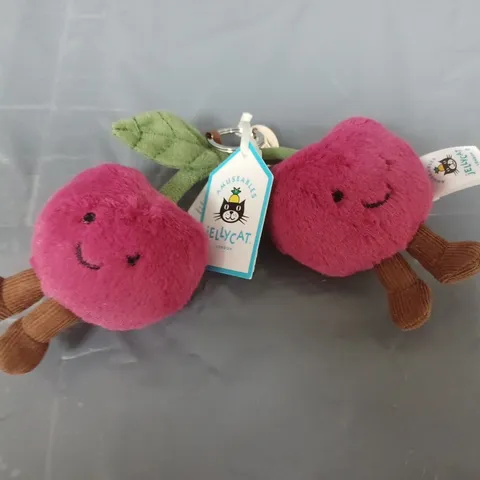 JELLYCAT - I AM AMUSEABLES CHERRIES BAG CHARM