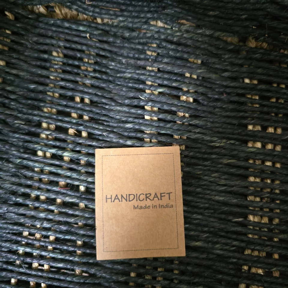 5X HANDICRAFT WICKER STORAGE BASKETS