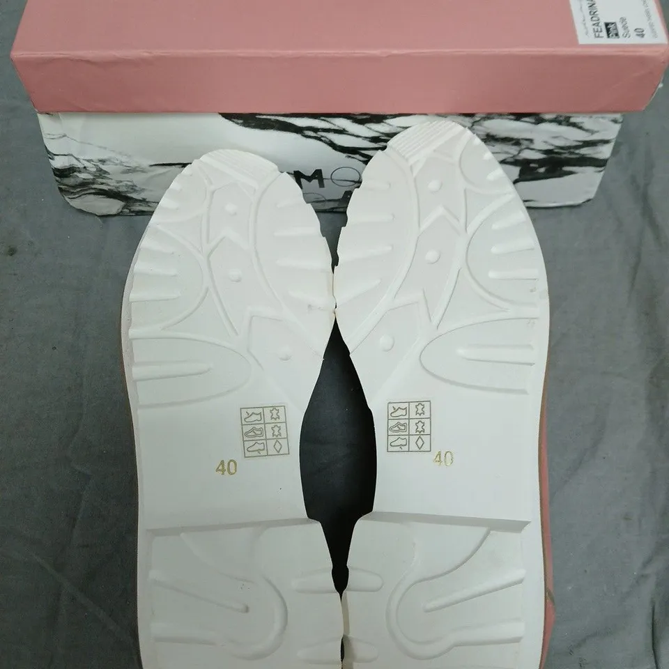 FEADRINA PINK SUEDE TASSEL LOAFERS – UK 7 (EU 40)