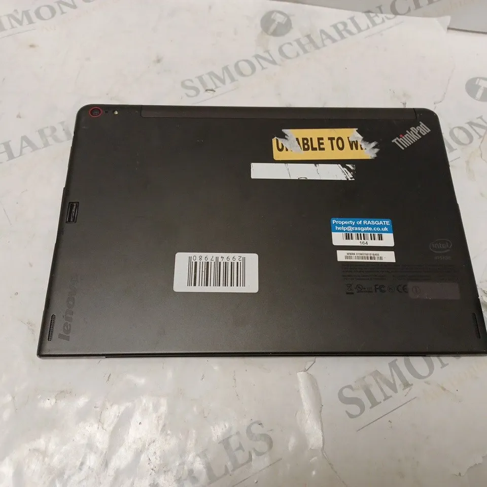 LENOVO THINKPAD TABLET IN BLACK 