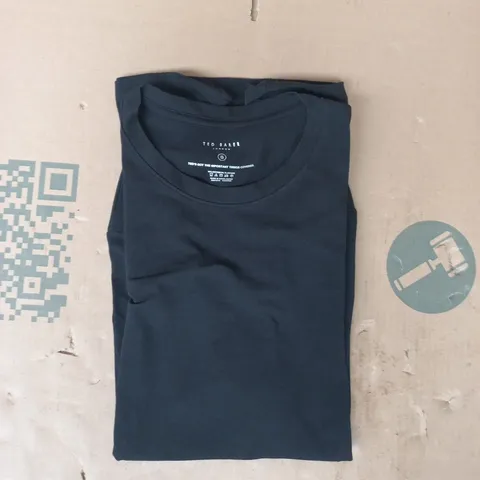 TED BAKER LONDON SHORT SLEEVE CREW NECK T-SHIRT IN BLACK SIZE SMALL